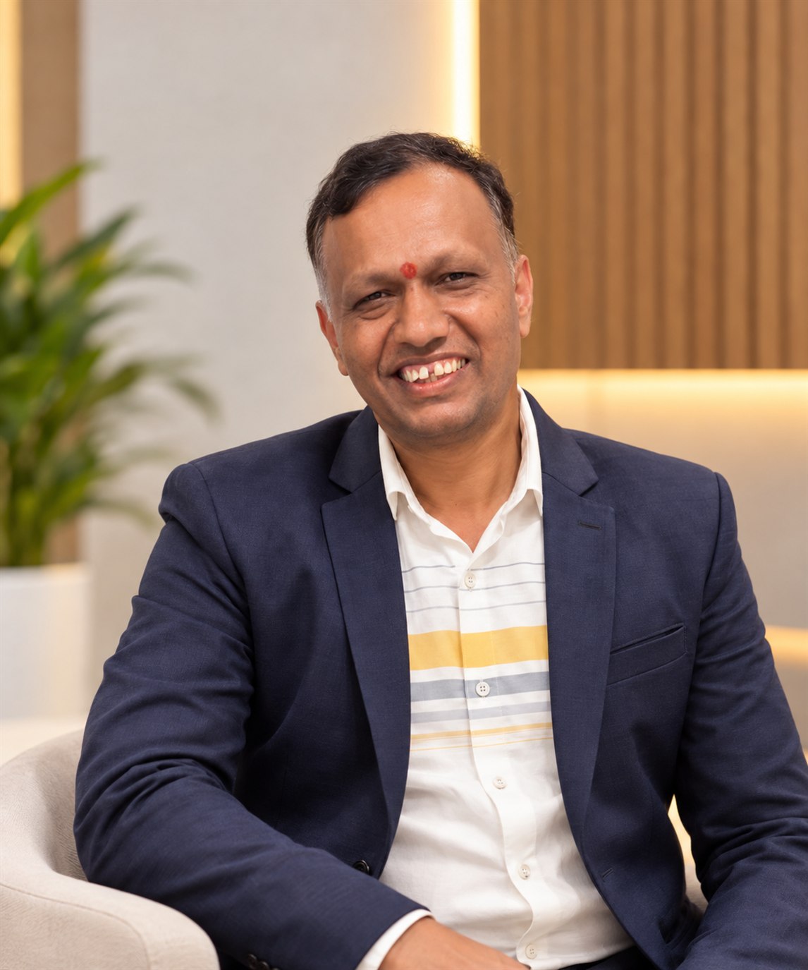 Portrait of Mr. Sushant Chaskar, Proprietor of Abhishek Apparels