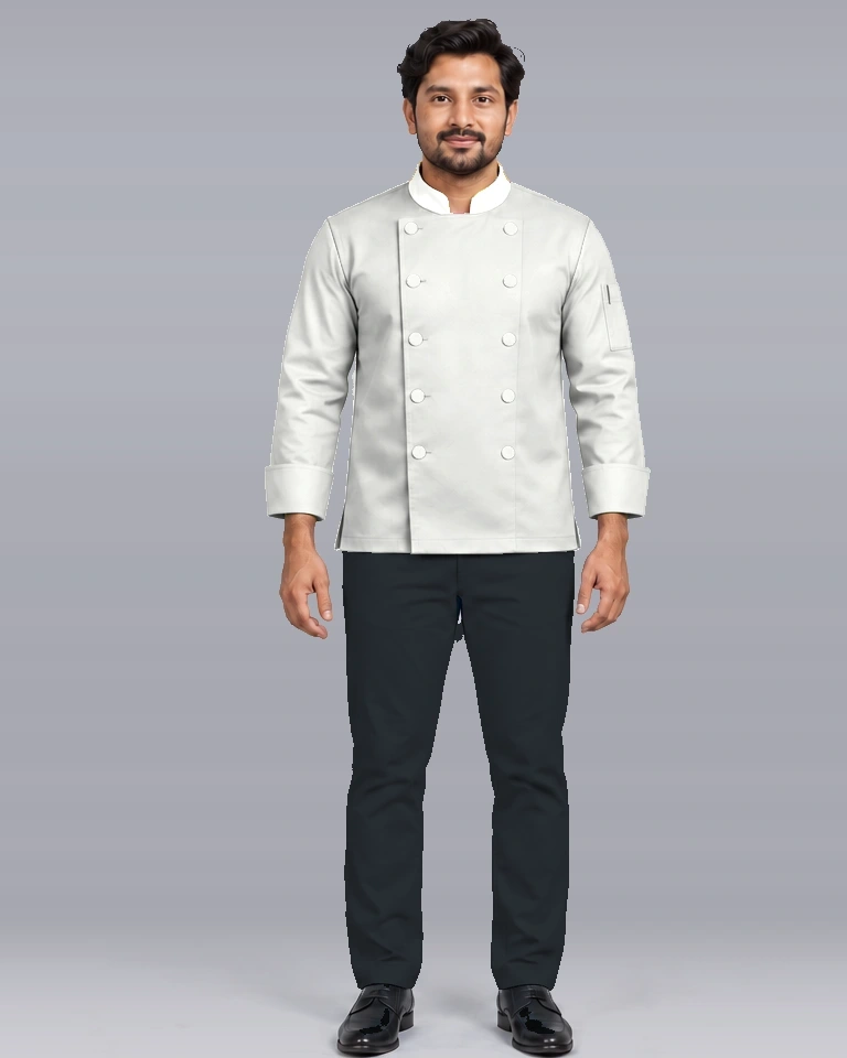 Double-breasted chef coats