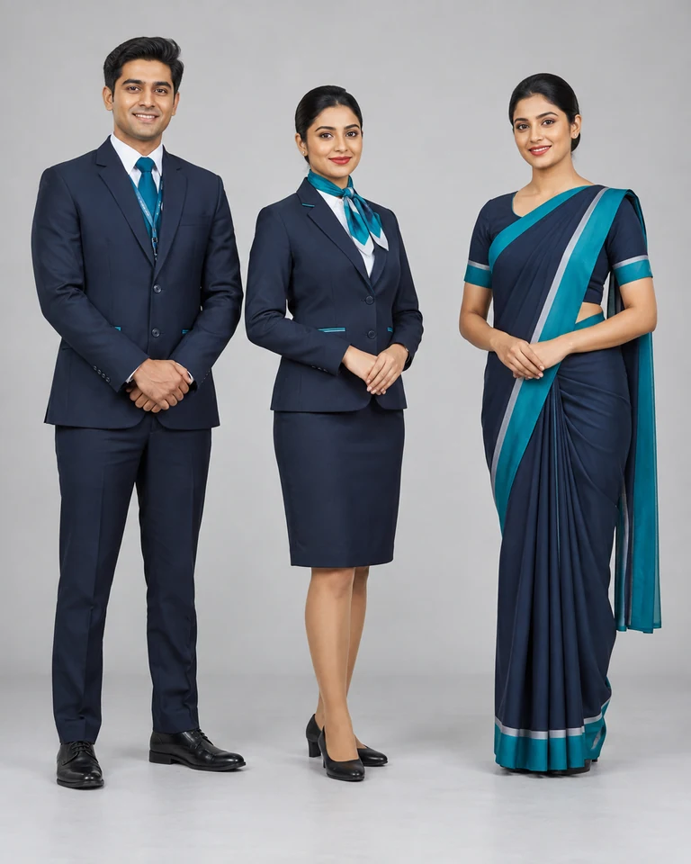 Boarding gate uniforms