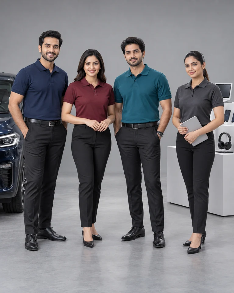 Car showroom polos