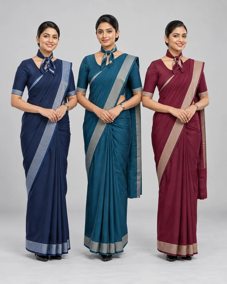 Customer-service sarees