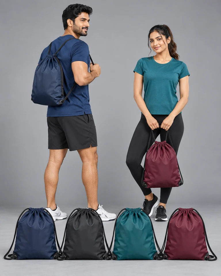 Drawstring gym sacks