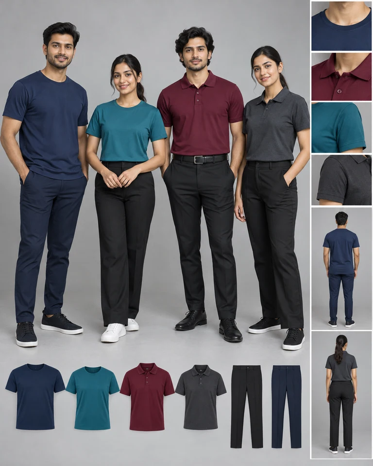 Exhibition booth uniforms