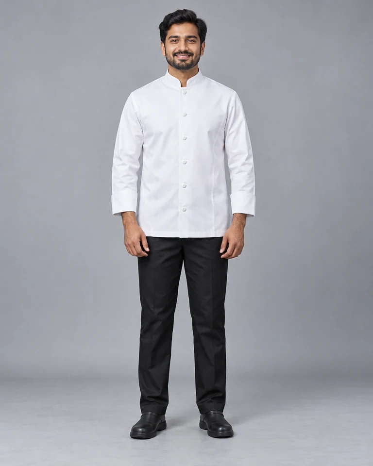 Single-breasted chef jackets