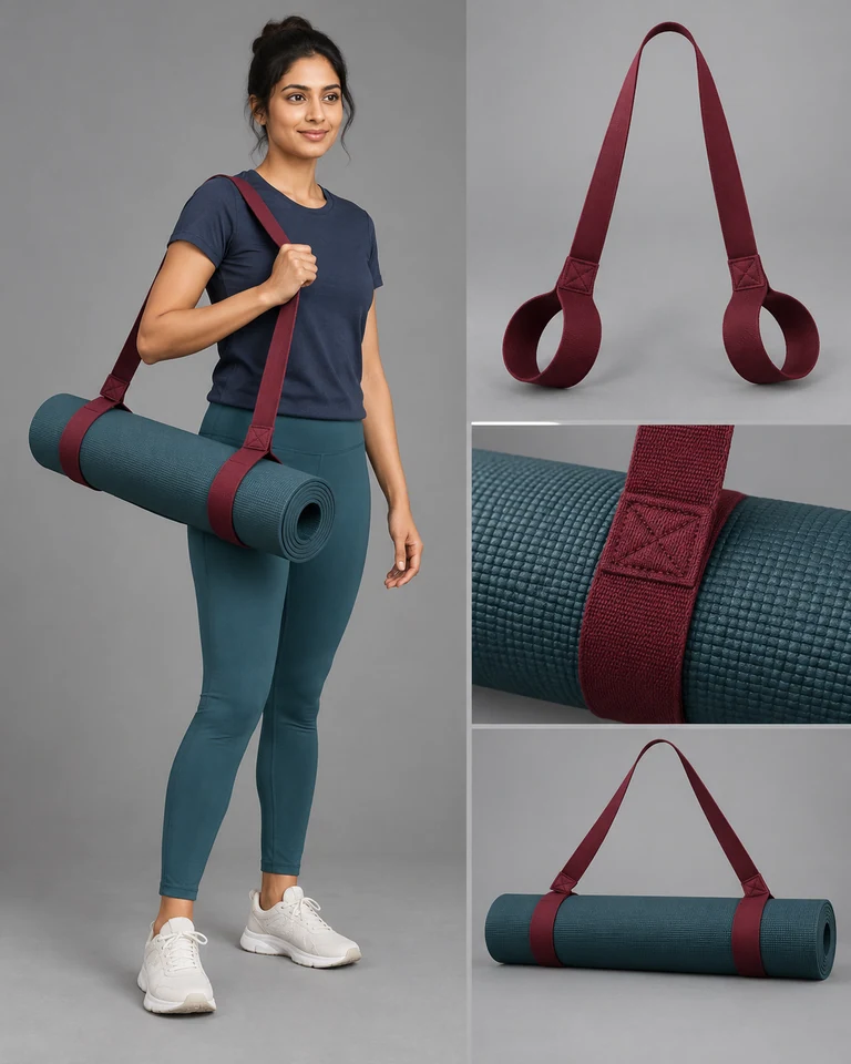 Yoga mat straps
